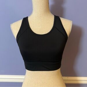 Athleta Black Open Back Sports Bra